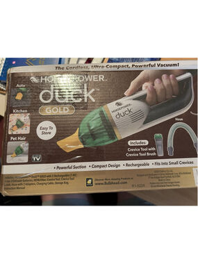 Vacuum Horsepower Duck Gold Cordless Ultra Compact Powerful